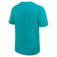 Miami Dolphins Sideline UV Dri-Fit Coach Shirt Aqua | Nike for Sale