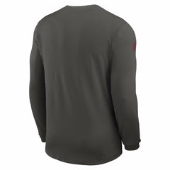 Tampa Bay Buccaneers Sideline Coach UV Dri-FIT Long Sleeve Shirt Pewter | Nike for Sale