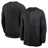 Atlanta Falcons Sideline Coach UV Dri-FIT Long Sleeve Shirt Black | Nike for Sale