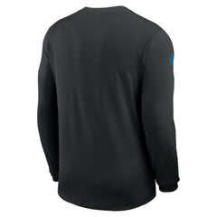 Carolina Panthers Sideline Coach UV Dri-FIT Long Sleeve Shirt Black | Nike for Sale