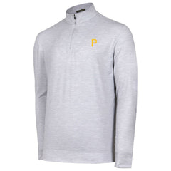 Pittsburgh Pirates Sublime Tri-Blend Quarter-Zip Jacket - MLB