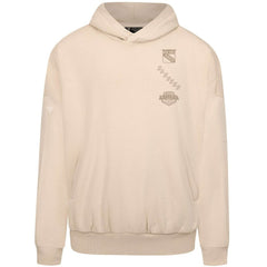 New York Rangers Levelwear Contact Stamp Pullover Hoodie - Cream - NHL
