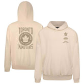 Toronto Maple Leafs Levelwear Contact Stamp Pullover Hoodie - Cream - NHL