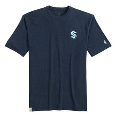 Seattle Kraken johnnie-O Heathered Spencer T-Shirt - Navy - NHL