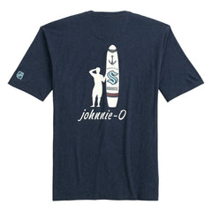 Seattle Kraken johnnie-O Heathered Spencer T-Shirt - Navy - NHL