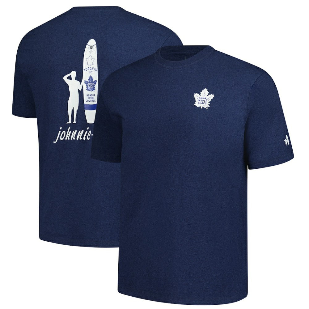 Toronto Maple Leafs johnnie-O Heathered Spencer T-Shirt - Navy - NHL