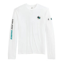 San Jose Sharks johnnie-O Adam Long Sleeve T-Shirt - White - NHL