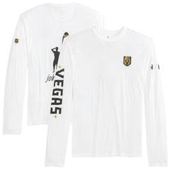 Vegas Golden Knights johnnie-O Adam Long Sleeve T-Shirt - White - NHL