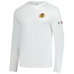 Chicago Blackhawks johnnie-O Adam Long Sleeve T-Shirt - White - NHL