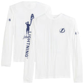 Tampa Bay Lightning johnnie-O Adam Long Sleeve T-Shirt - White - NHL