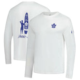 Toronto Maple Leafs johnnie-O Adam Long Sleeve T-Shirt - White - NHL
