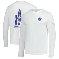 Toronto Maple Leafs johnnie-O Adam Long Sleeve T-Shirt - White - NHL