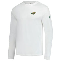 Minnesota Wild johnnie-O Adam Long Sleeve T-Shirt - White - NHL