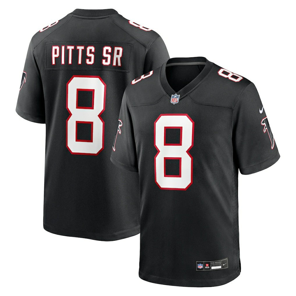 Kyle Pitts Sr. Atlanta Falcons Alternate Game Jersey Black | Nike for Sale