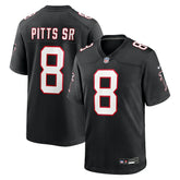 Kyle Pitts Sr. Atlanta Falcons Alternate Game Jersey Black | Nike for Sale