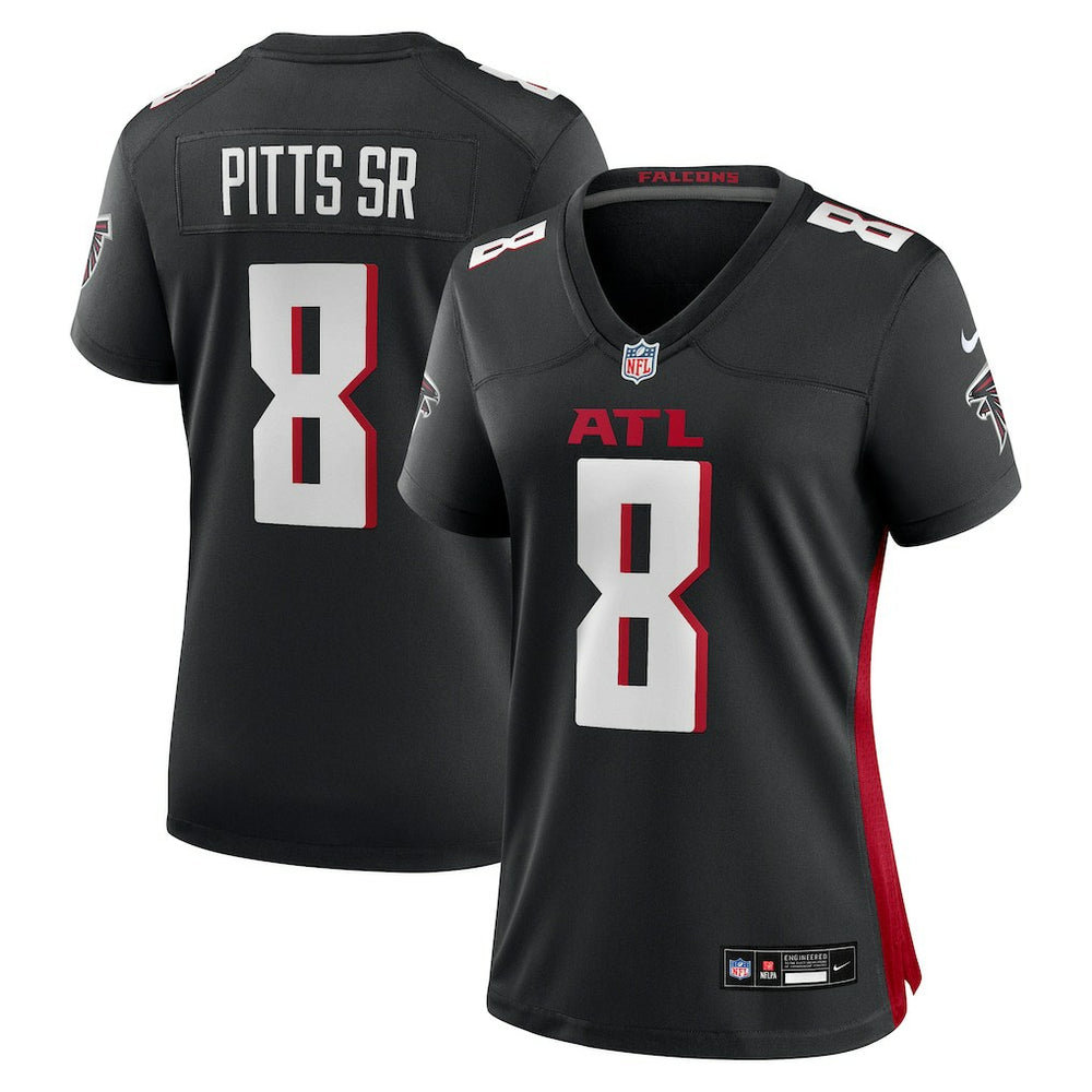 Kyle Pitts Sr. Atlanta Falcons Women's Game Jersey Black | Nike for Sale
