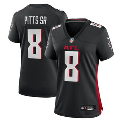 Kyle Pitts Sr. Atlanta Falcons Women's Game Jersey Black | Nike for Sale