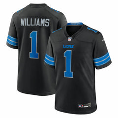 Jameson Williams Detroit Lions Alternate Game Player Jersey Black | Nike for Sale