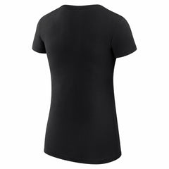 Detroit Lions G-III 4Her by Carl Banks Women's Super-Slim Fit Lightweight Subtle Football T-Shirt Black | NFL