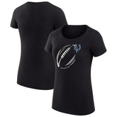 Indianapolis Colts G-III 4Her by Carl Banks Women's Super-Slim Fit Lightweight Subtle Football T-Shirt Black | NFL