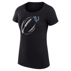 Indianapolis Colts G-III 4Her by Carl Banks Women's Super-Slim Fit Lightweight Subtle Football T-Shirt Black | NFL