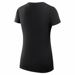Detroit Lions G-III 4Her by Carl Banks Women's Super-Slim Fit Lightweight Subtle Football V-Neck T-Shirt Black | NFL