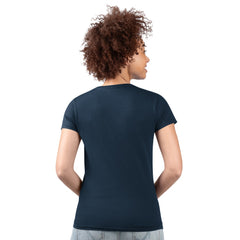 Houston Texans G-III 4Her by Carl Banks Women's Super-Slim Fit Lightweight Subtle Football V-Neck T-Shirt Navy | NFL