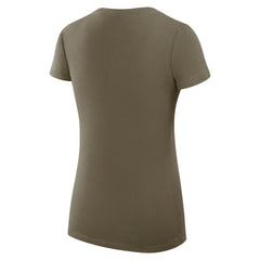 New York Jets G-III 4Her by Carl Banks Women's Super-Slim Fit Lightweight Subtle Football V-Neck T-Shirt Olive | NFL