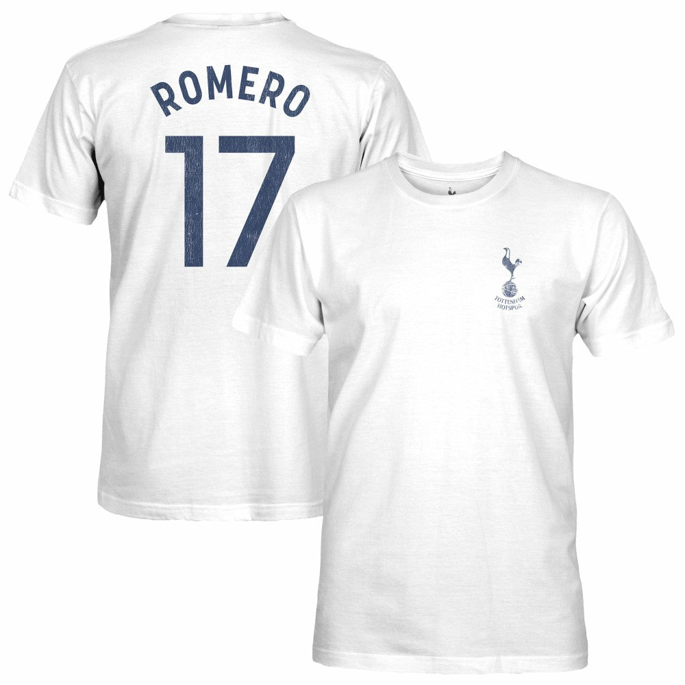 Cristian Romero Tottenham Hotspur 1863FC Player T-Shirt White - FIFA World CUP