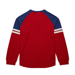 New York Rangers Mitchell & Ness Thermal Henley Long Sleeve T-Shirt - Red - NHL