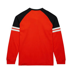 Philadelphia Flyers Mitchell & Ness Thermal Henley Long Sleeve T-Shirt - Orange - NHL