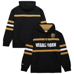 Vegas Golden Knights Mitchell & Ness Head Coach Slogan Pullover Hoodie - Black - NHL