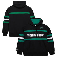 Dallas Stars Mitchell & Ness Head Coach Slogan Pullover Hoodie - Black - NHL
