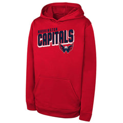 Washington Capitals Youth Cyber Punk Performance Hoodie - Red - NHL