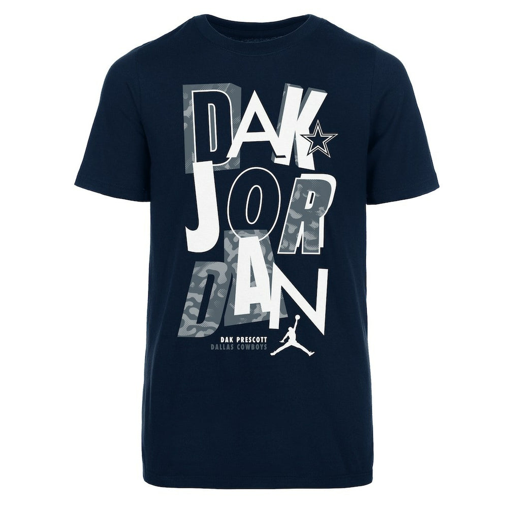 Dak Prescott Dallas Cowboys Jordan Brand Youth Fresh Player Name T-Shirt Navy | NFL