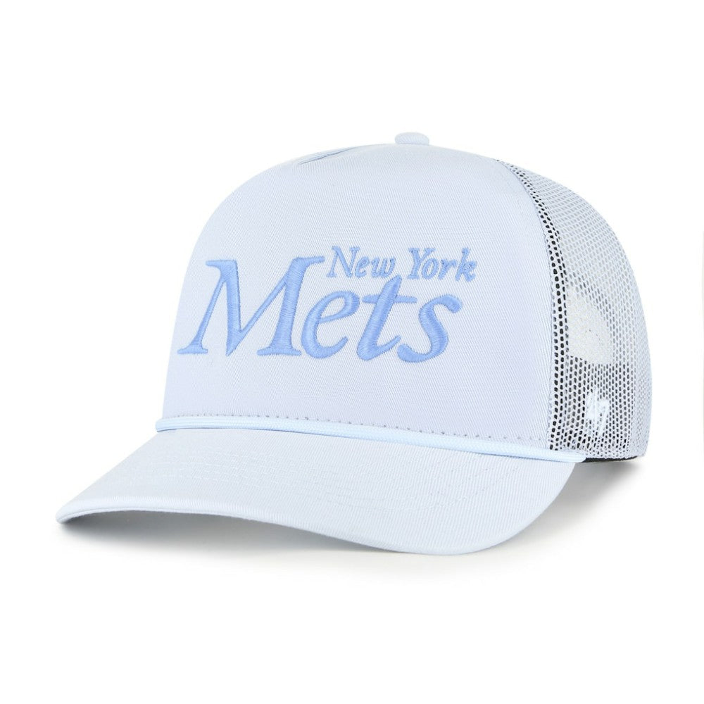 New York Mets '47 Foundation Script Hitch Adjustable Trucker Hat - MLB