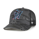 47 Miami Marlins Fiji Trucker Adjustable Hat - MLB