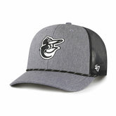 Baltimore Orioles '47 Carbon Rope Trucker Adjustable Hat - MLB