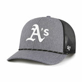 Athletics '47 Carbon Rope Trucker Adjustable Hat - MLB