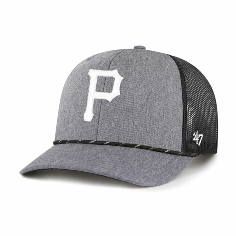 Pittsburgh Pirates '47 Carbon Rope Trucker Adjustable Hat - MLB