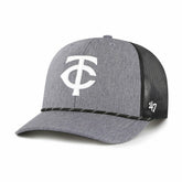 Minnesota Twins '47 Carbon Rope Trucker Adjustable Hat - MLB