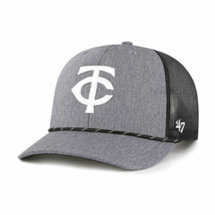 Minnesota Twins '47 Carbon Rope Trucker Adjustable Hat - MLB