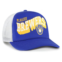 Milwaukee Brewers '47 Meander Foam Trucker Snapback Hat - MLB