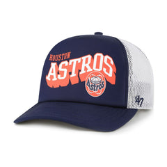 Houston Astros '47 Meander Foam Trucker Snapback Hat - MLB