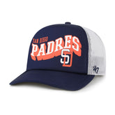 San Diego Padres '47 Meander Foam Trucker Snapback Hat - MLB