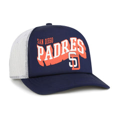San Diego Padres '47 Meander Foam Trucker Snapback Hat - MLB