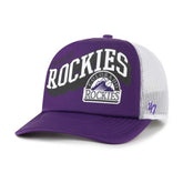Colorado Rockies '47 Meander Foam Trucker Snapback Hat - MLB