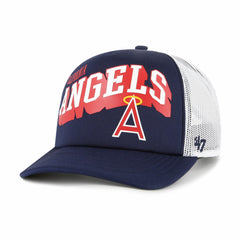 Los Angeles Angels '47 Meander Foam Trucker Snapback Hat - MLB