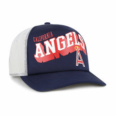 Los Angeles Angels '47 Meander Foam Trucker Snapback Hat - MLB