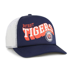 Detroit Tigers '47 Meander Foam Trucker Snapback Hat - MLB